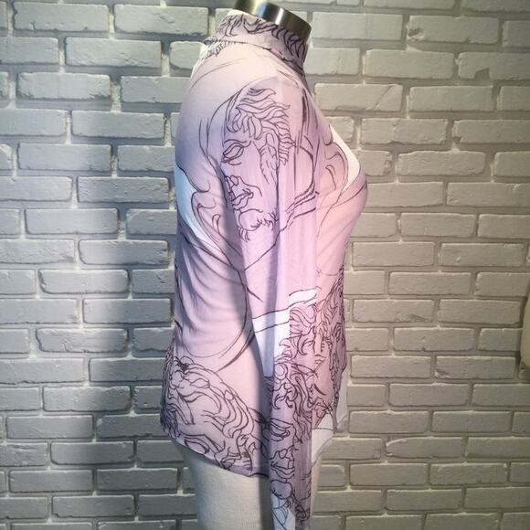 Stylewe Turtleneck Mesh top renaissance L - Picture 2 of 7